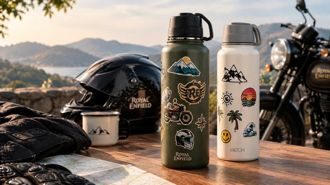 The Ultimate Milton &amp; Royal Enfield Flask Companion: Why Your Hot/Cold Bottles Need Premium Decals