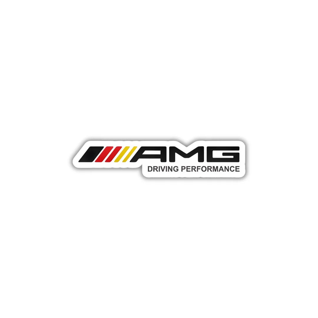 AMG Performance Merc design sticker with crisp high-quality printing, durable finish and zero-residue removal by Drache