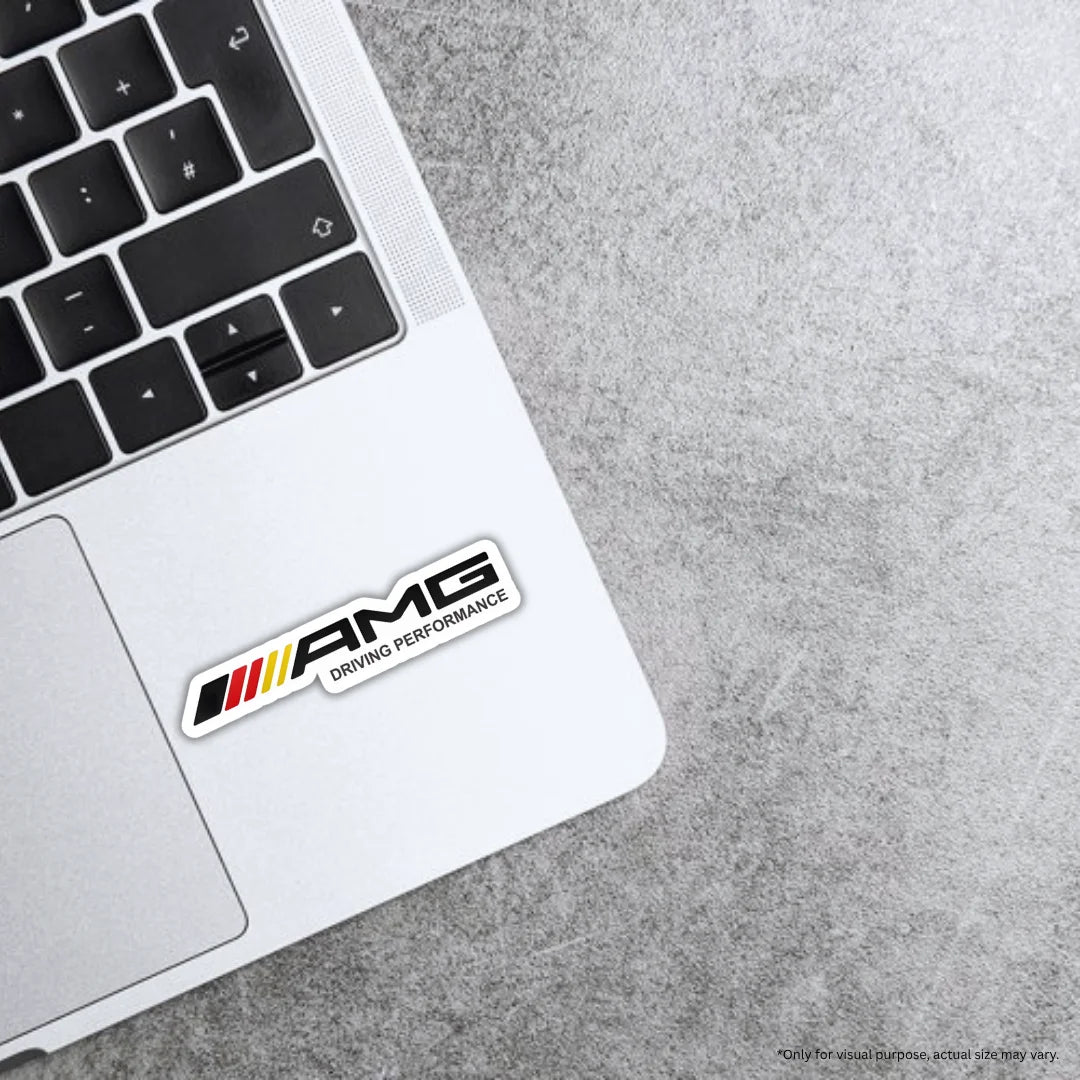 AMG Performance Merc sticker featuring a high-performance automotive design, premium printing, waterproof quality and scratch-resistant finish