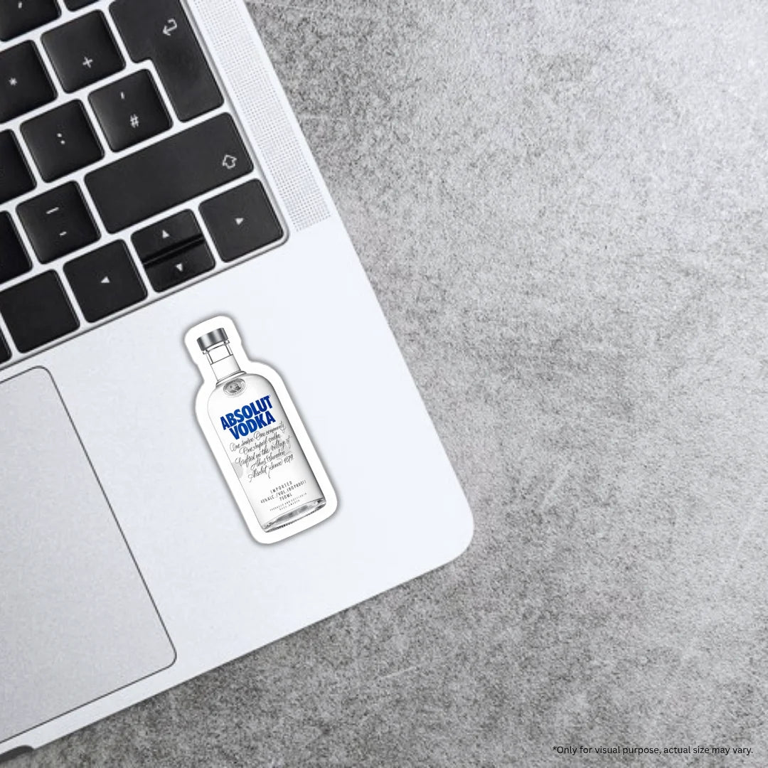 Absolute Vodka premium waterproof and scratch-resistant sticker by Drache