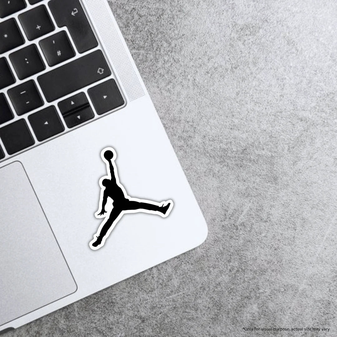 Air Jordan themed sticker featuring premium printing, waterproof quality and scratch-resistant finish by Drache