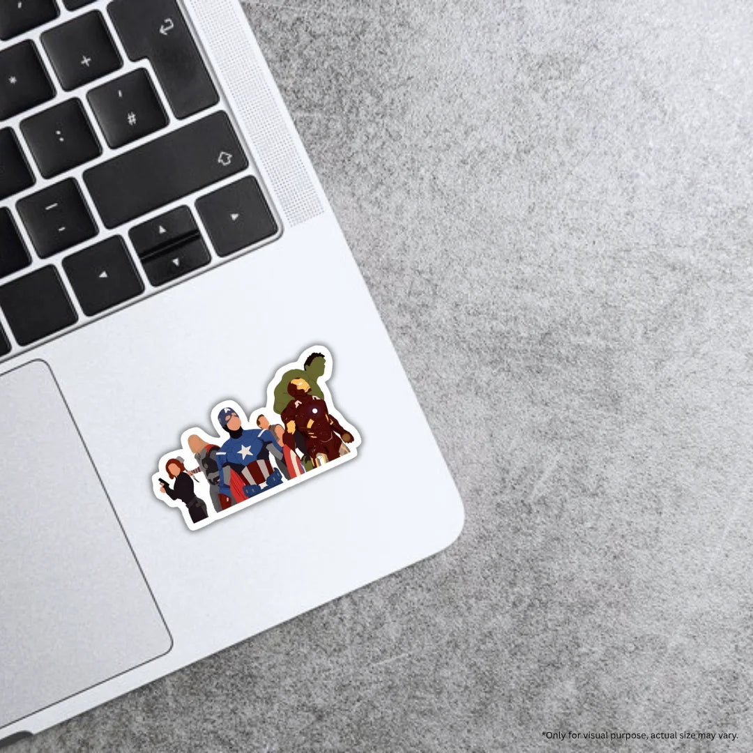 All Avengers premium waterproof and scratch-resistant sticker by Drache