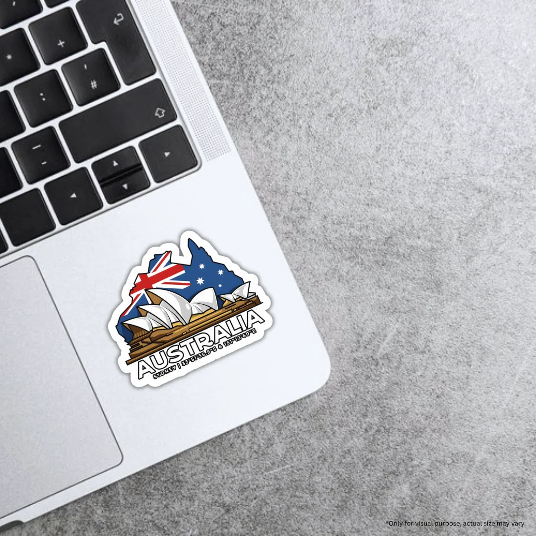 Australia premium waterproof and scratch-resistant sticker by Drache