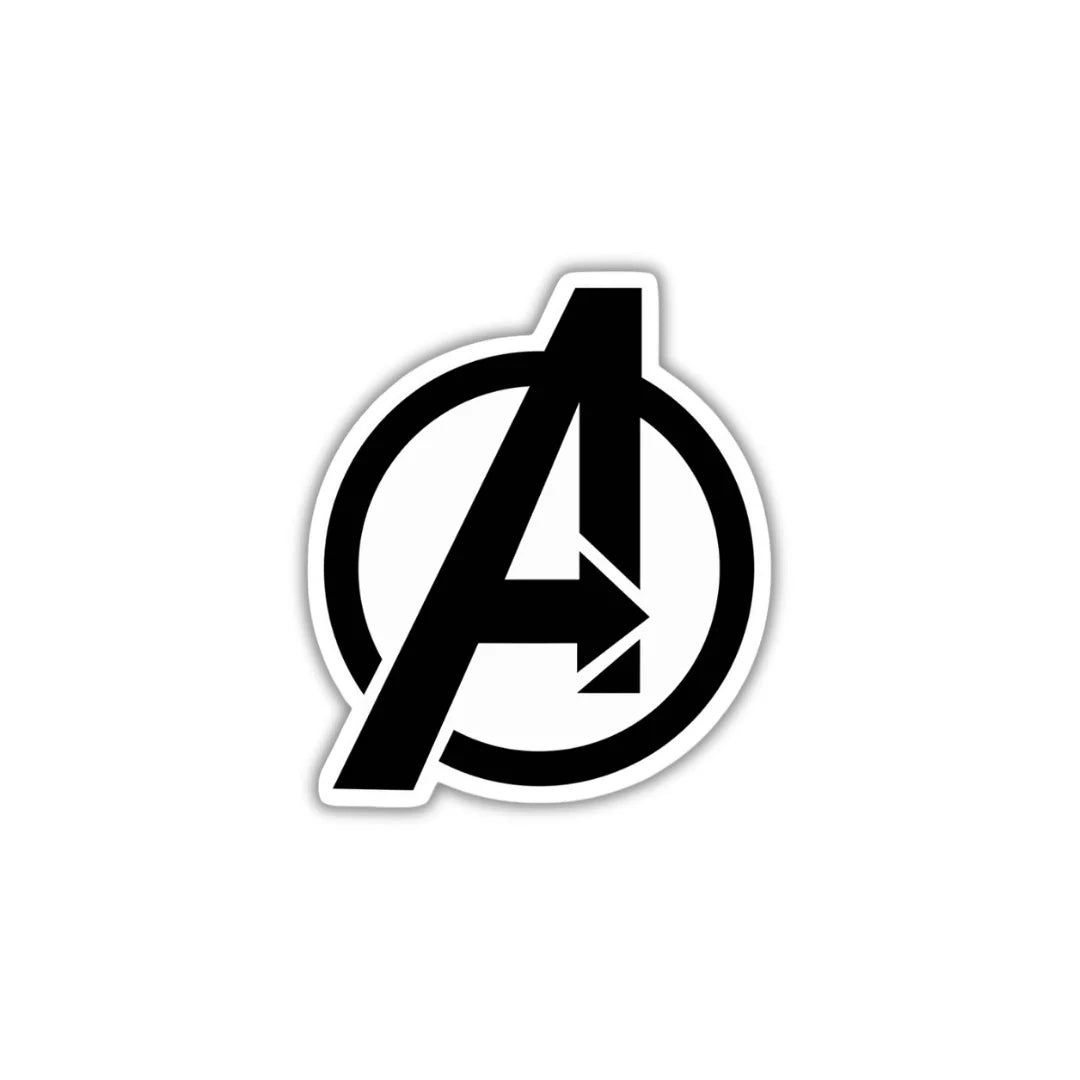 Avengers Logo high-quality premium sticker with zero residue by Drache