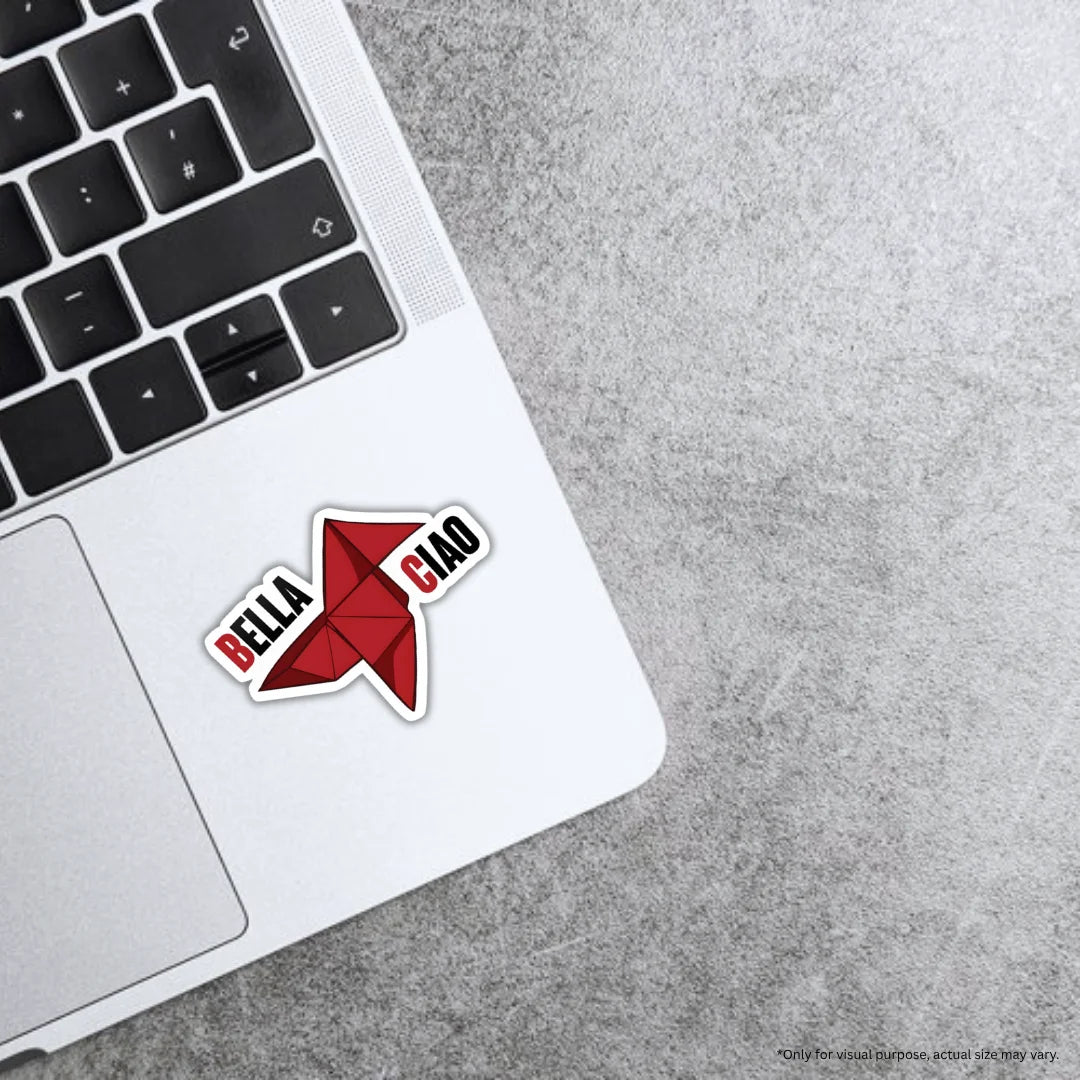Bella Ciao premium waterproof and scratch-resistant sticker by Drache