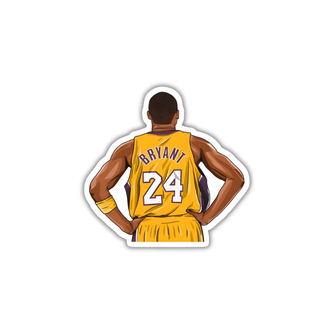 Bryant 24 design sticker with durable finish, high-quality printing and zero-residue removal by Drache