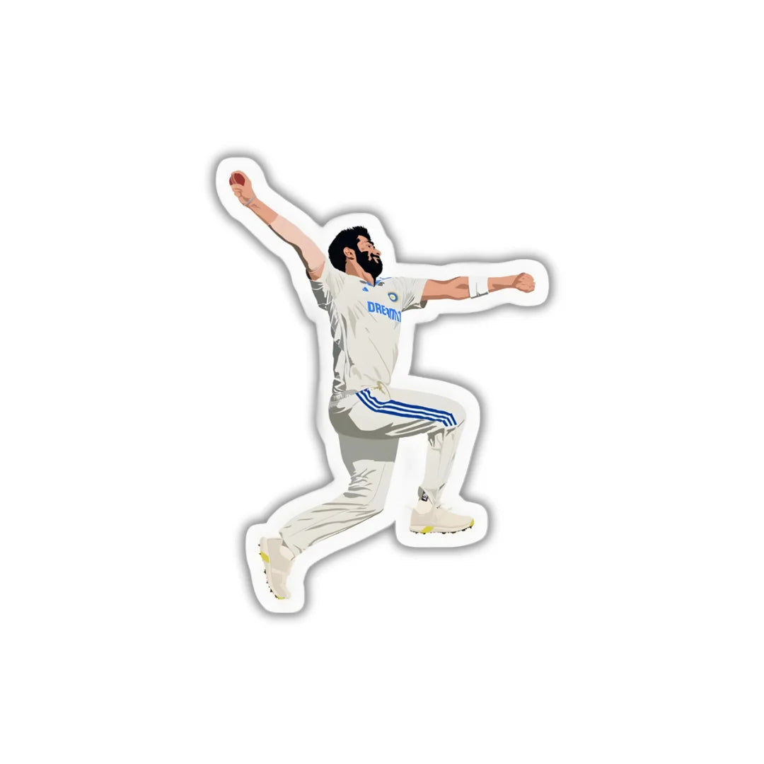 Bumrah design sticker with durable finish, high-quality printing and zero-residue removal by Drache