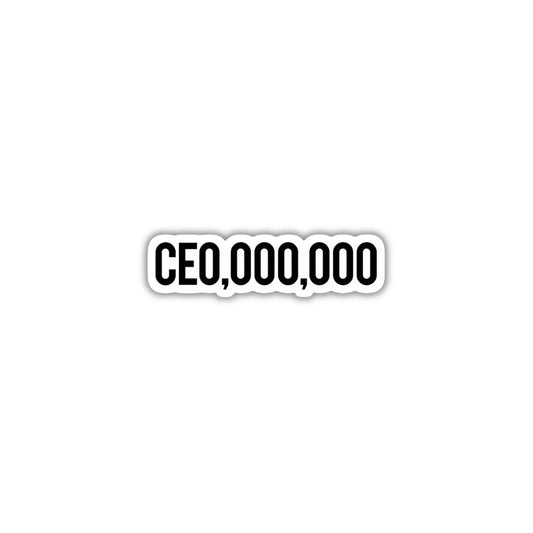 CEOOOOOOO design sticker with stylish high-quality printing, durable finish and zero-residue removal by Drache