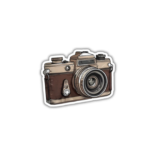 Camera design sticker featuring durable finish, high-quality printing and zero-residue removal by Drache