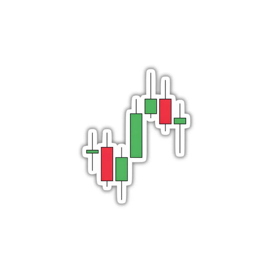 Candlestick Pattern 2 design sticker with stylish high-quality printing, durable finish and zero-residue removal by Drache