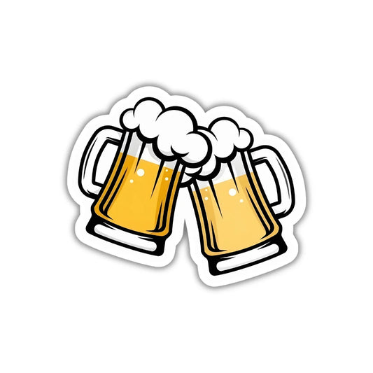 Cheers design sticker with stylish high-quality printing, durable finish and zero-residue removal by Drache