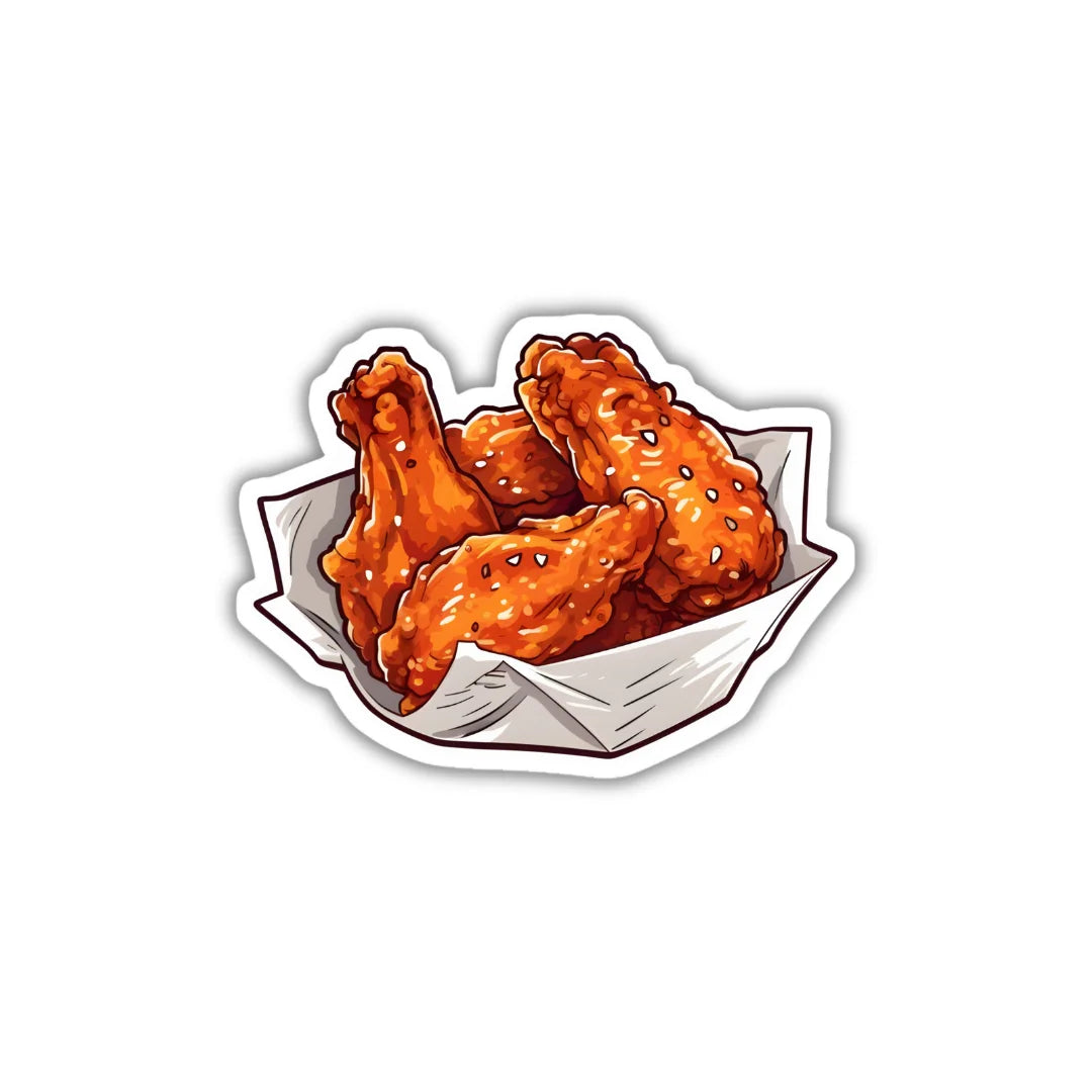 Chicken Legs design sticker with stylish high-quality printing, durable finish and zero-residue removal by Drache