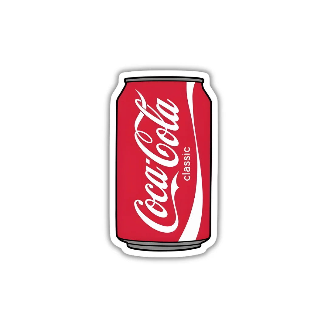 Coca Cola Can design sticker with stylish high-quality printing, durable finish and zero-residue removal by Drache
