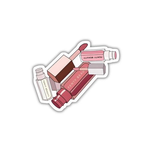 Cosmetics design sticker with stylish high-quality printing, durable finish and zero-residue removal by Drache