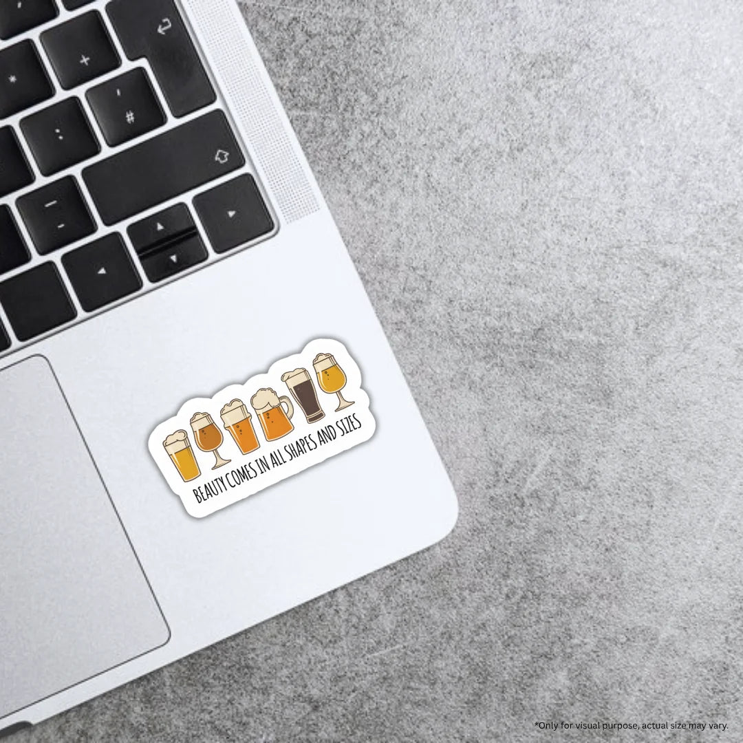 Different Beers design sticker with stylish high-quality printing, durable finish and zero-residue removal by Drache