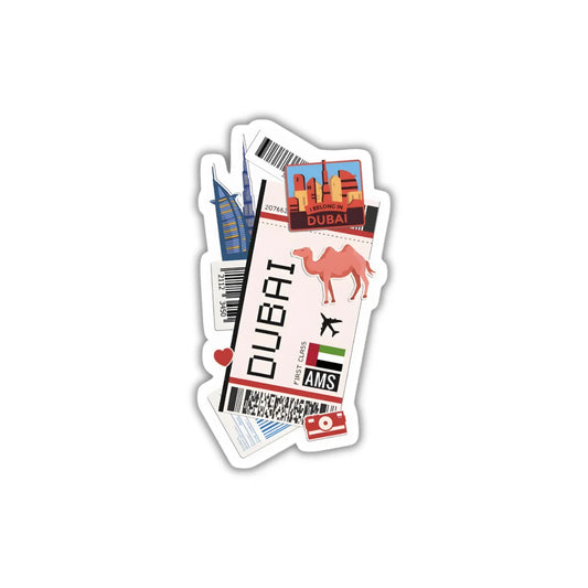 Dubai design sticker featuring durable finish, high-quality printing and zero-residue removal by Drache