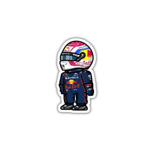F1 Player racing sticker with crisp high-quality printing, durable finish and zero-residue removal by Drache