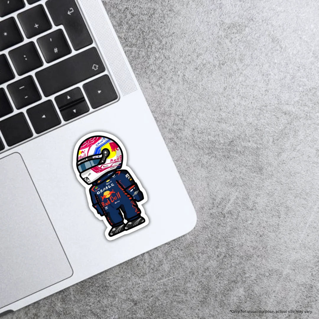 F1 Player sticker featuring a high-speed motorsport design, premium printing, waterproof quality and scratch-resistant finish