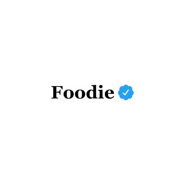 Foodie 2 design sticker with stylish high-quality printing, durable finish and zero-residue removal by Drache