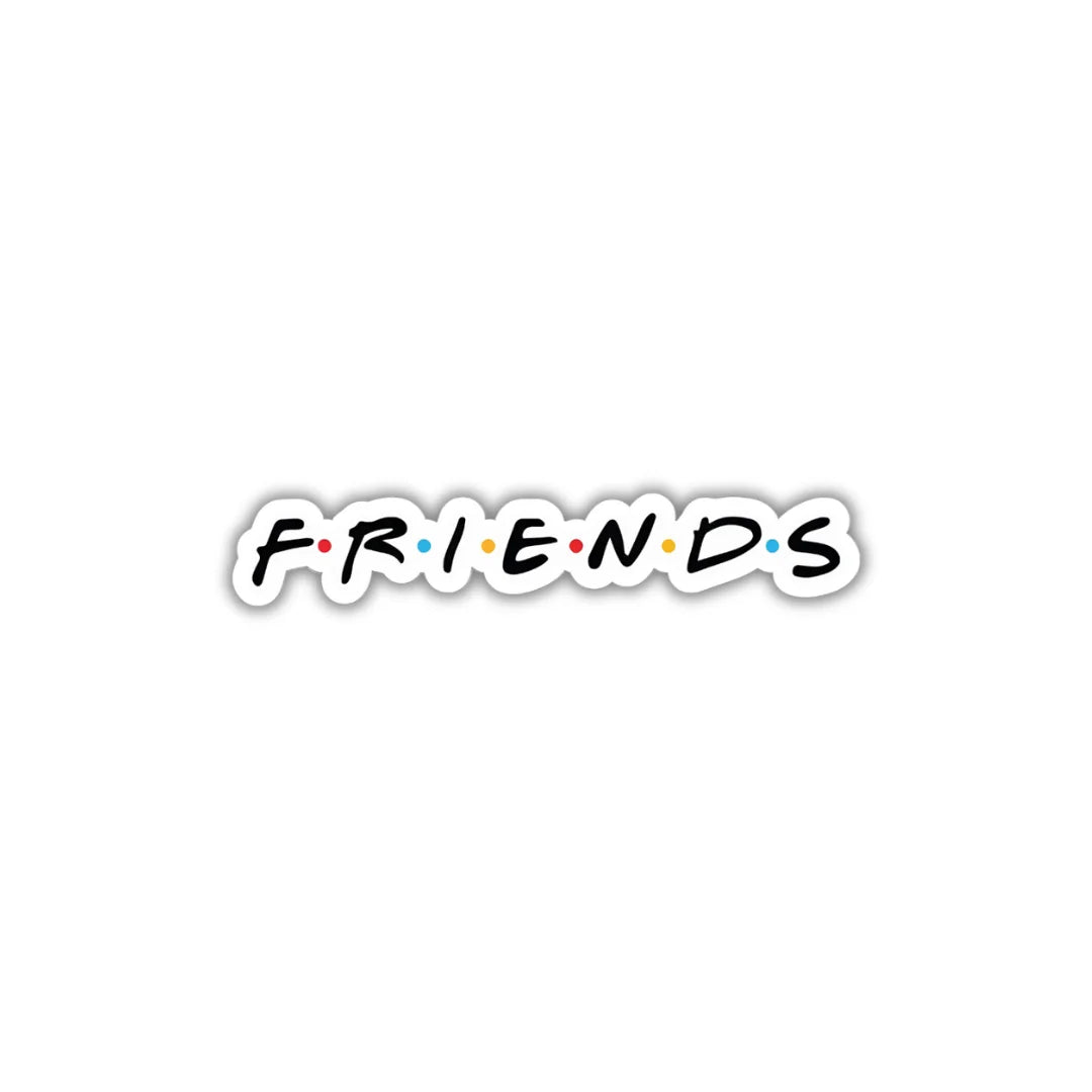 Friends high-quality premium sticker with zero residue by Drache