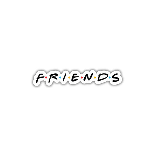 Friends high-quality premium sticker with zero residue by Drache