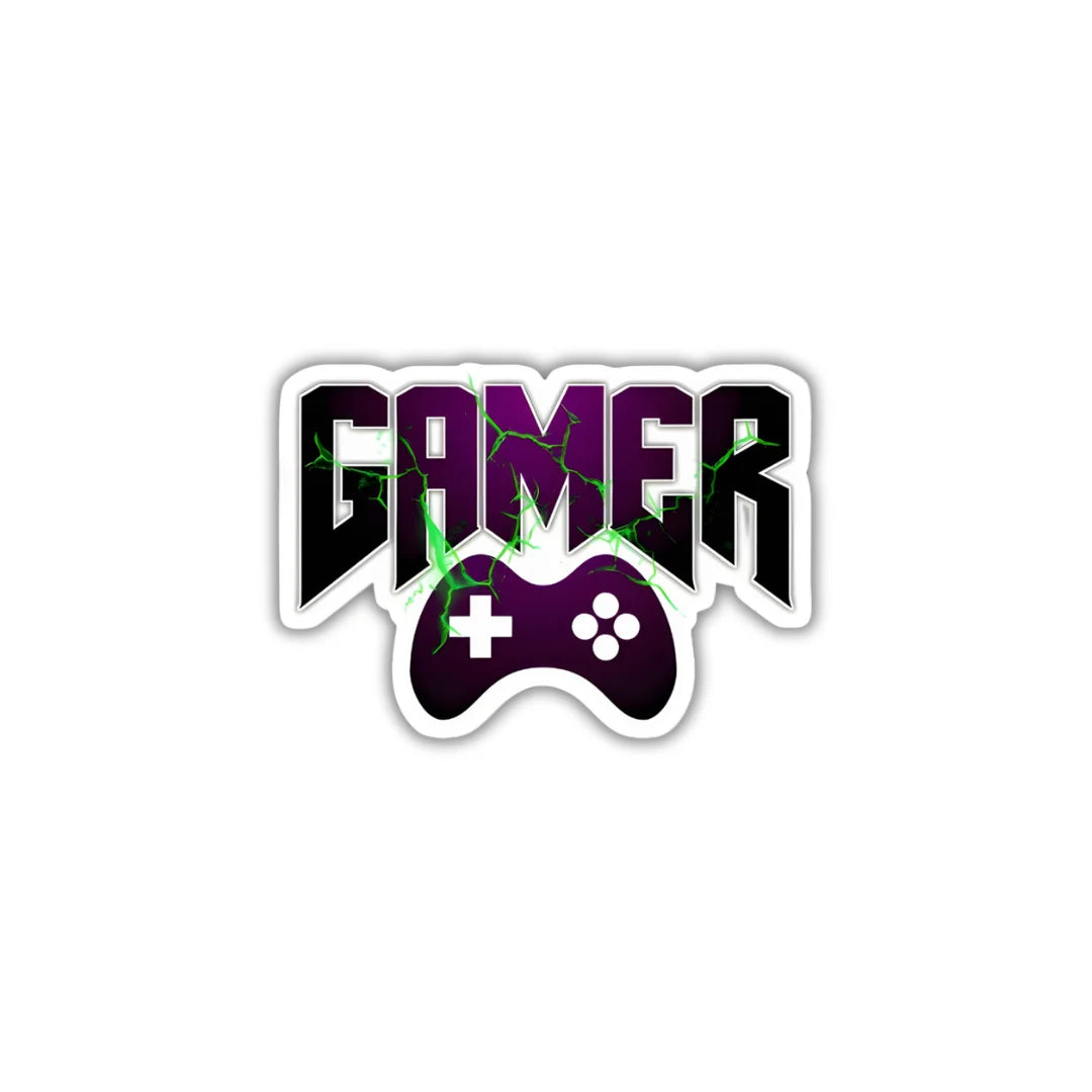 Gamer design sticker with stylish high-quality printing, durable finish and zero-residue removal by Drache