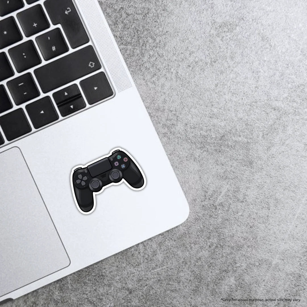Gaming Console Black premium waterproof and scratch-resistant sticker by Drache