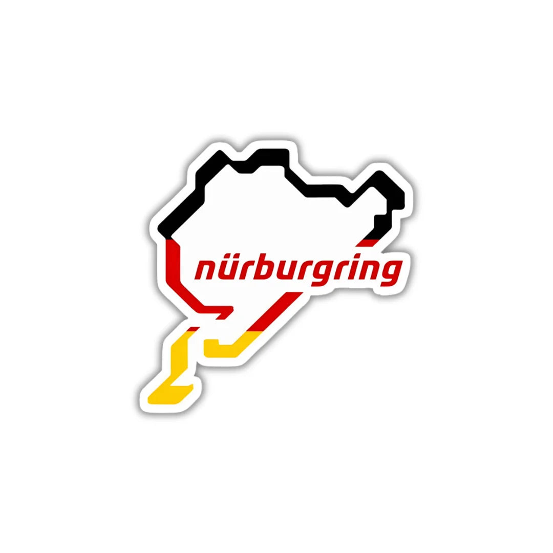 German Track design sticker with stylish high-quality printing, durable finish and zero-residue removal by Drache