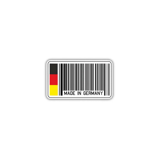 Germany Barcode sticker featuring premium quality printing, waterproof performance and scratch-resistant finish