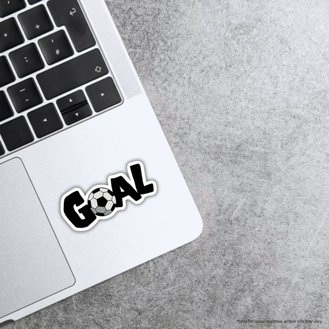 Goal design sticker featuring durable finish, high-quality printing and zero-residue removal by Drache
