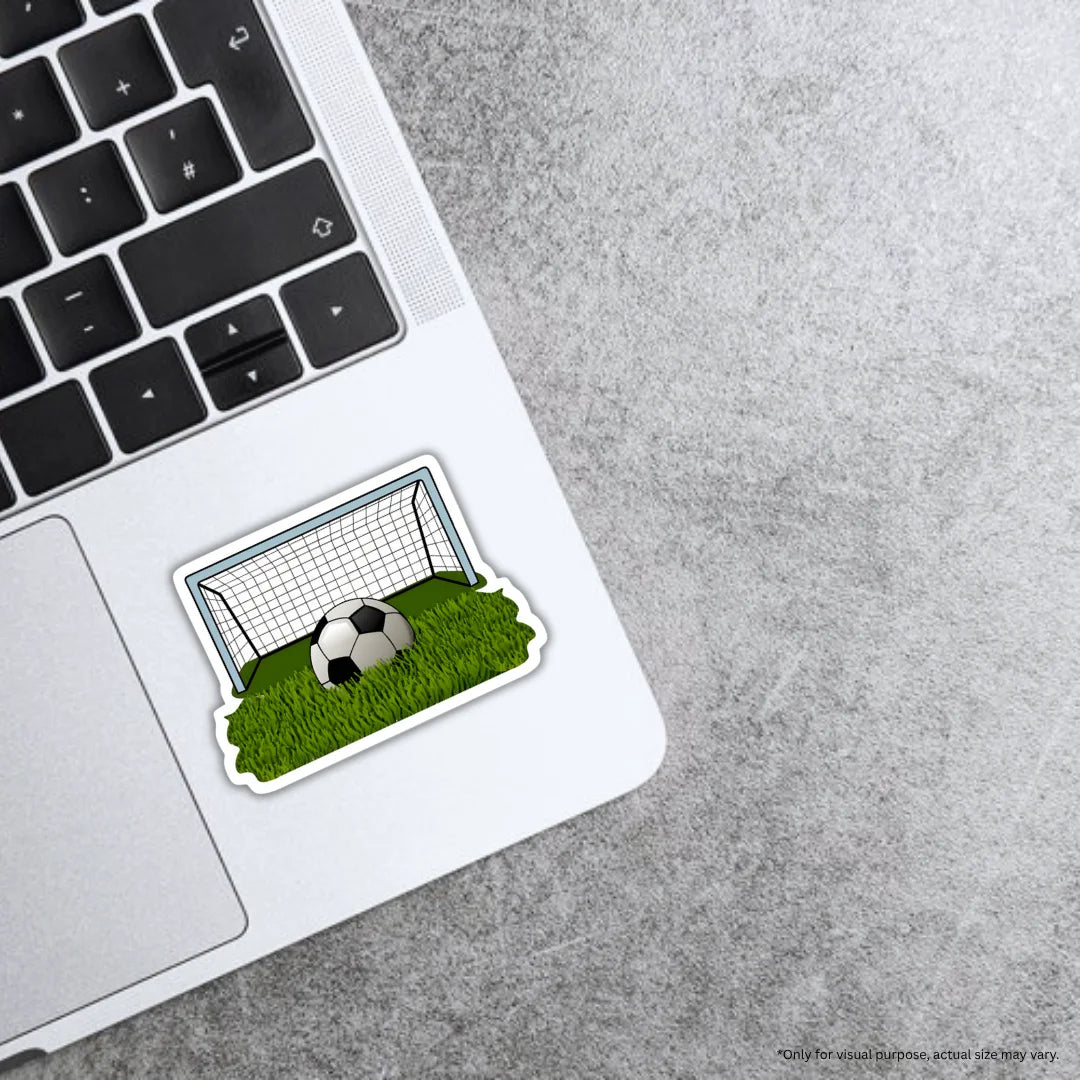 Goal Post themed sticker with premium printing, waterproof quality and scratch-resistant finish by Drache