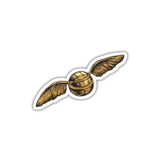 Golden Snitch high-quality premium sticker with zero residue by Drache