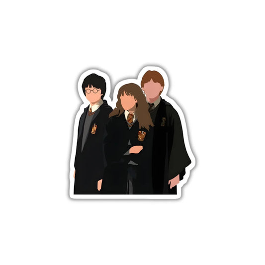 Harry Potter Characters high-quality premium sticker with zero residue by Drache
