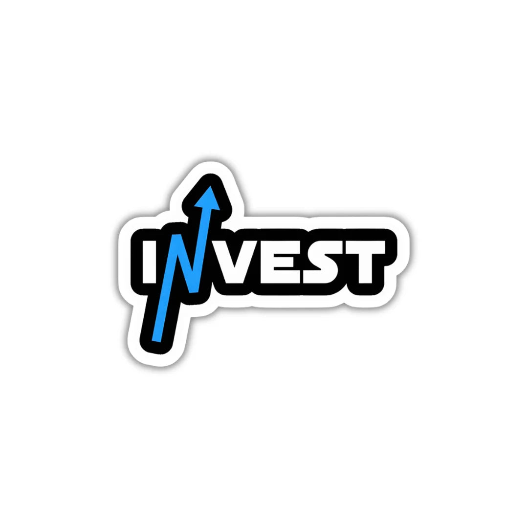 Investt design sticker with stylish high-quality printing, durable finish and zero-residue removal by Drache