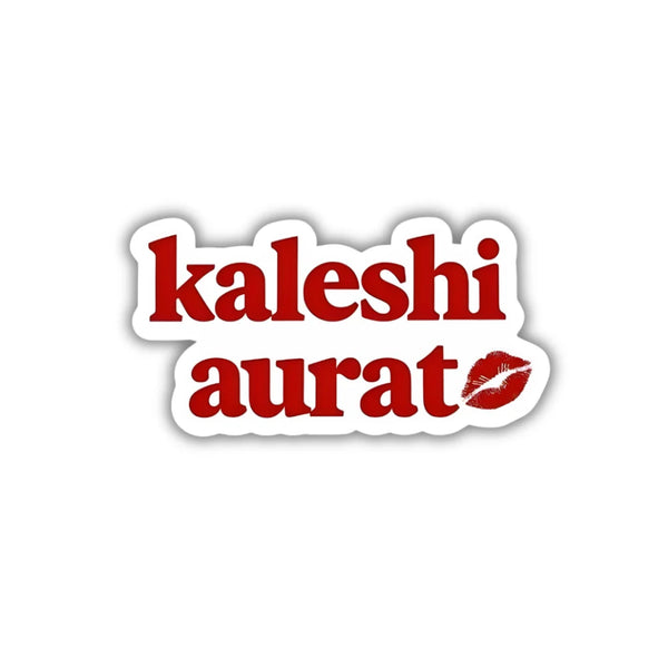Kaleshi Aurat 2 design sticker with stylish high-quality printing, durable finish and zero-residue removal by Drache