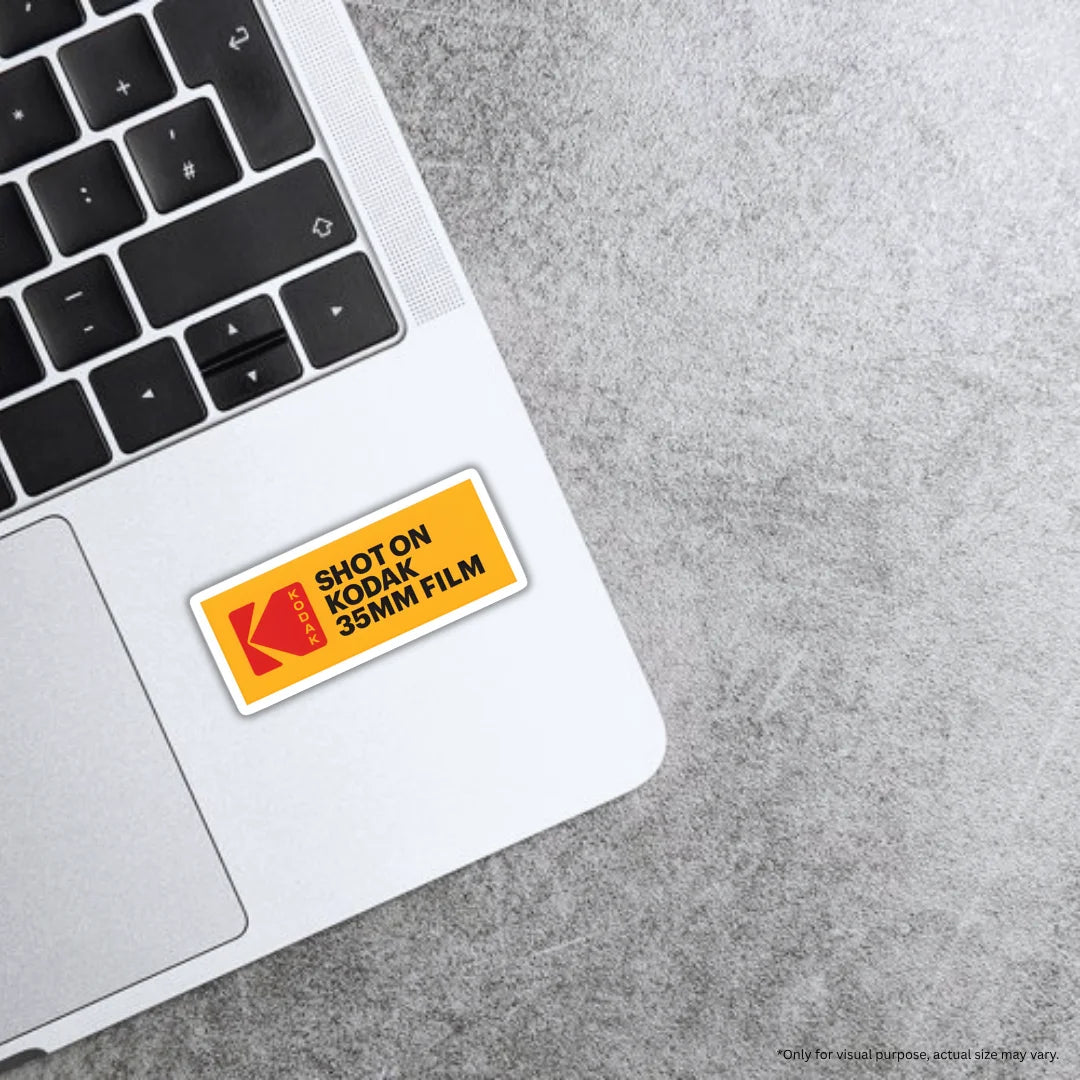 Kodak Film design sticker with stylish high-quality printing, durable finish and zero-residue removal by Drache