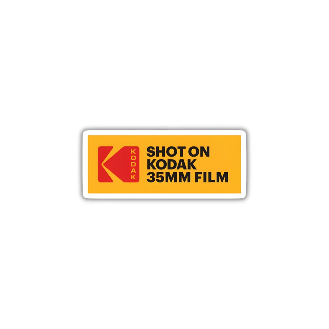 Kodak Film sticker featuring a classic photography and film-inspired design, premium printing, waterproof quality and scratch-resistant finish