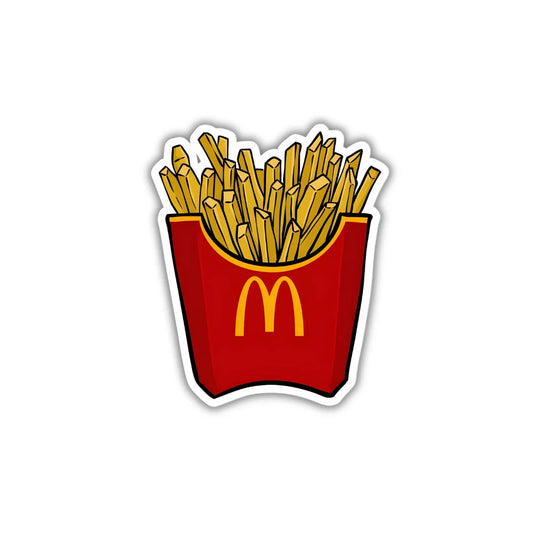 Mac Fries design sticker with stylish high-quality printing, durable finish and zero-residue removal by Drache