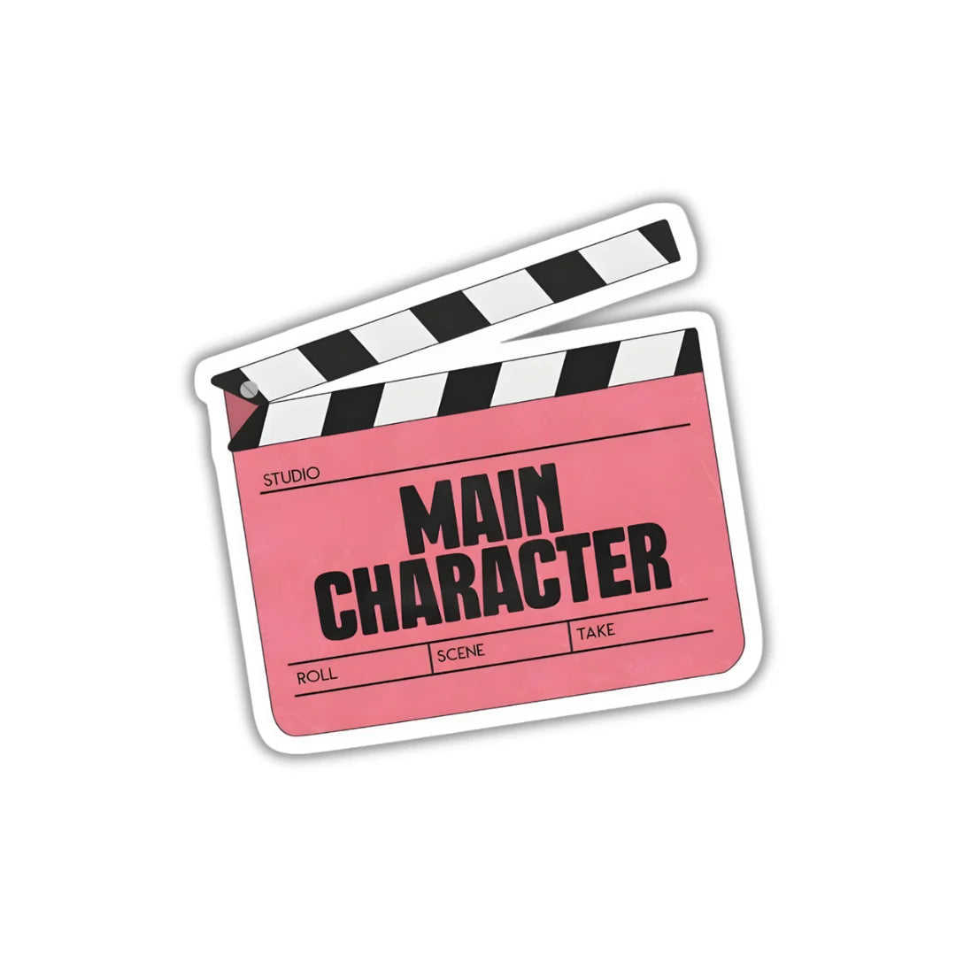 Main Character design sticker with stylish high-quality printing, durable finish and zero-residue removal by Drache