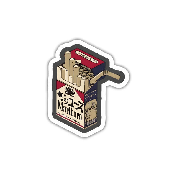 Malboro Box high-quality premium sticker with zero residue by Drache