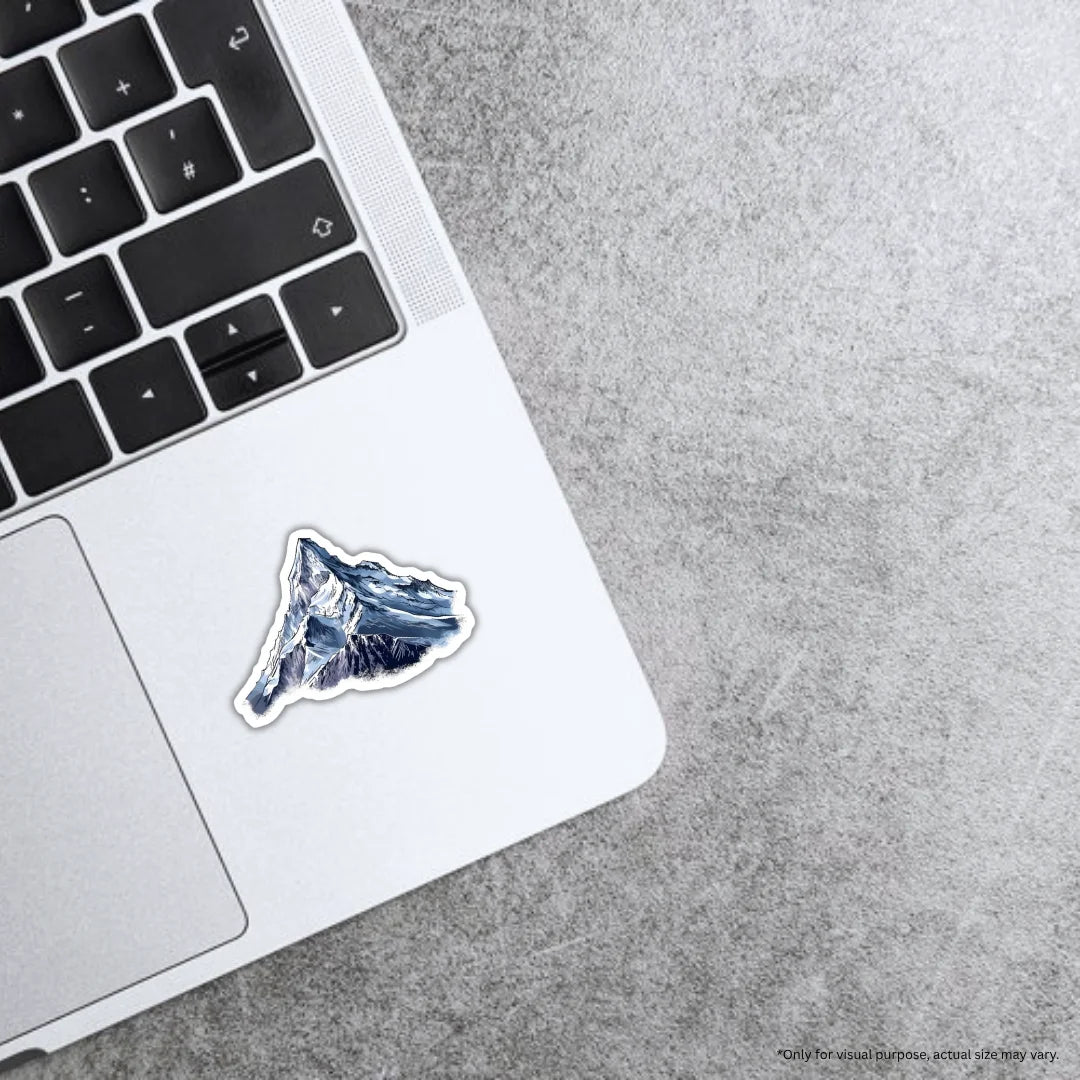 Mountain premium waterproof and scratch-resistant sticker by Drache