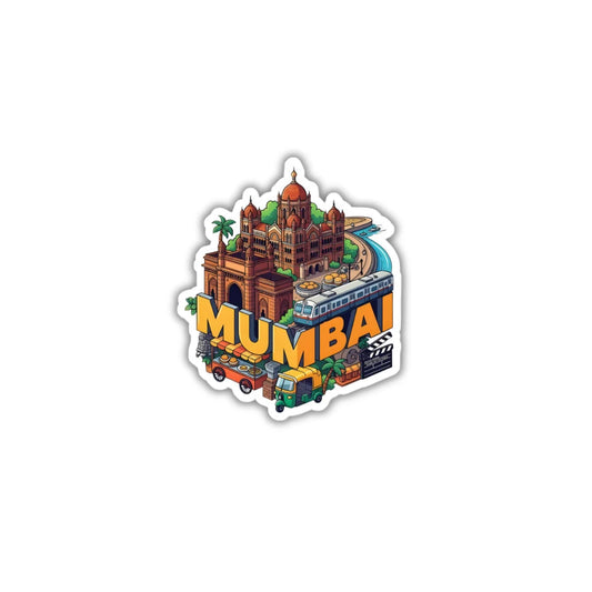 Mumbai design sticker featuring premium quality, durable finish and zero-residue removal by Drache
