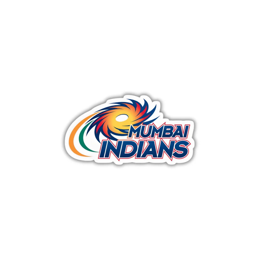Mumbai Indians Logo high-quality premium sticker with zero residue by Drache