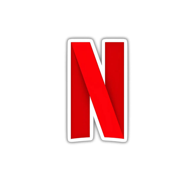 Netflix high-quality premium sticker with zero residue by Drache