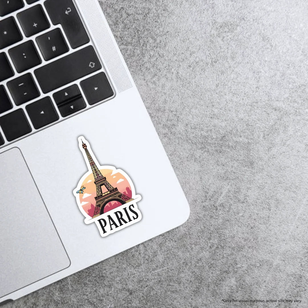 Paris Eiffel Tower design featuring durable finish, high-quality printing and zero-residue removal by Drache