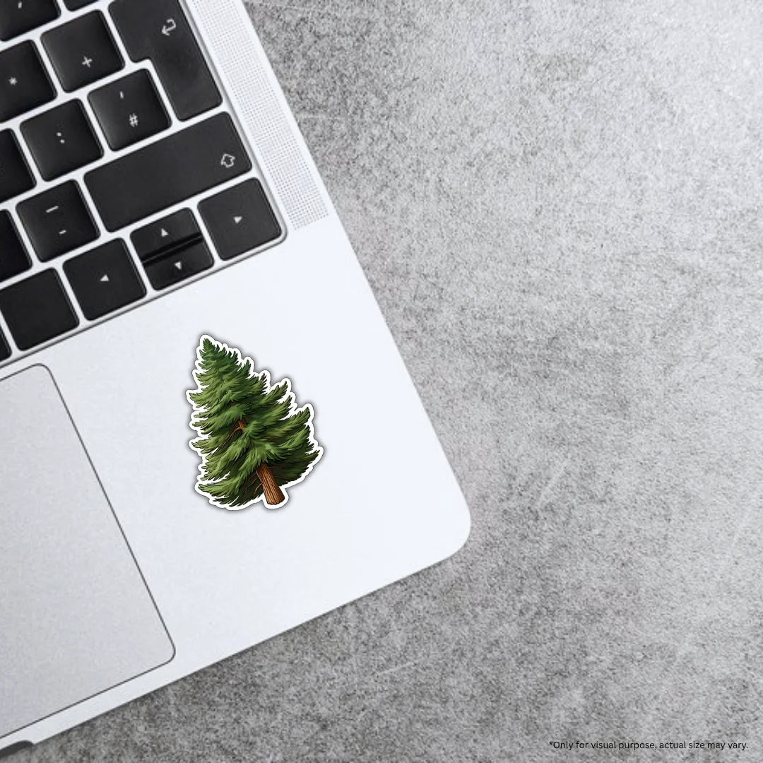 Pine Tree high-quality premium sticker with zero residue by Drache