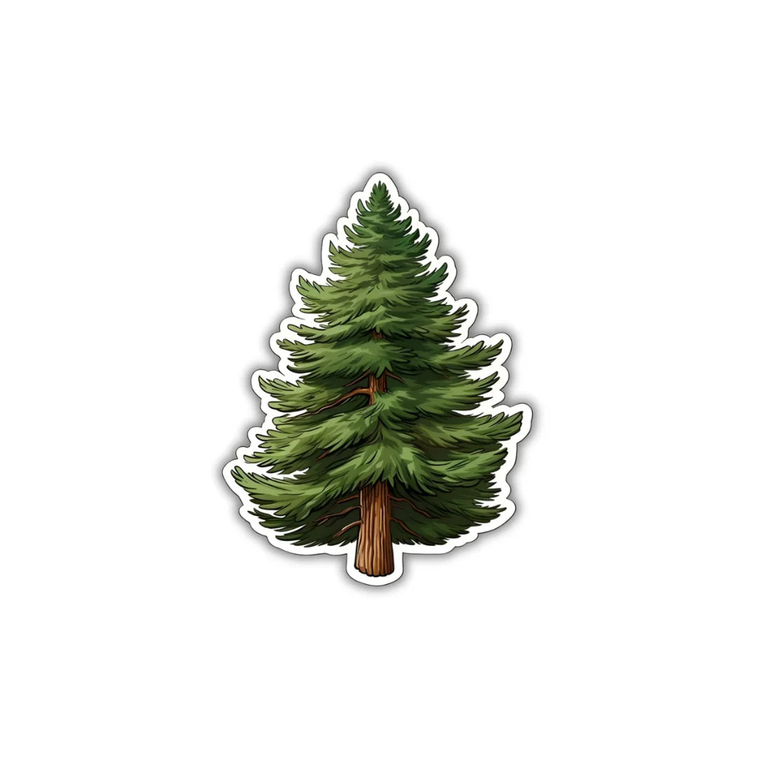 Pine Tree premium waterproof and scratch-resistant sticker by Drache