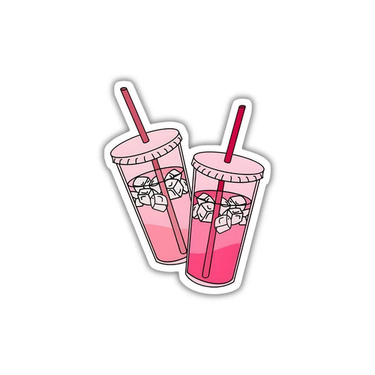 Pink Drinks design sticker with stylish high-quality printing, durable finish and zero-residue removal by Drache