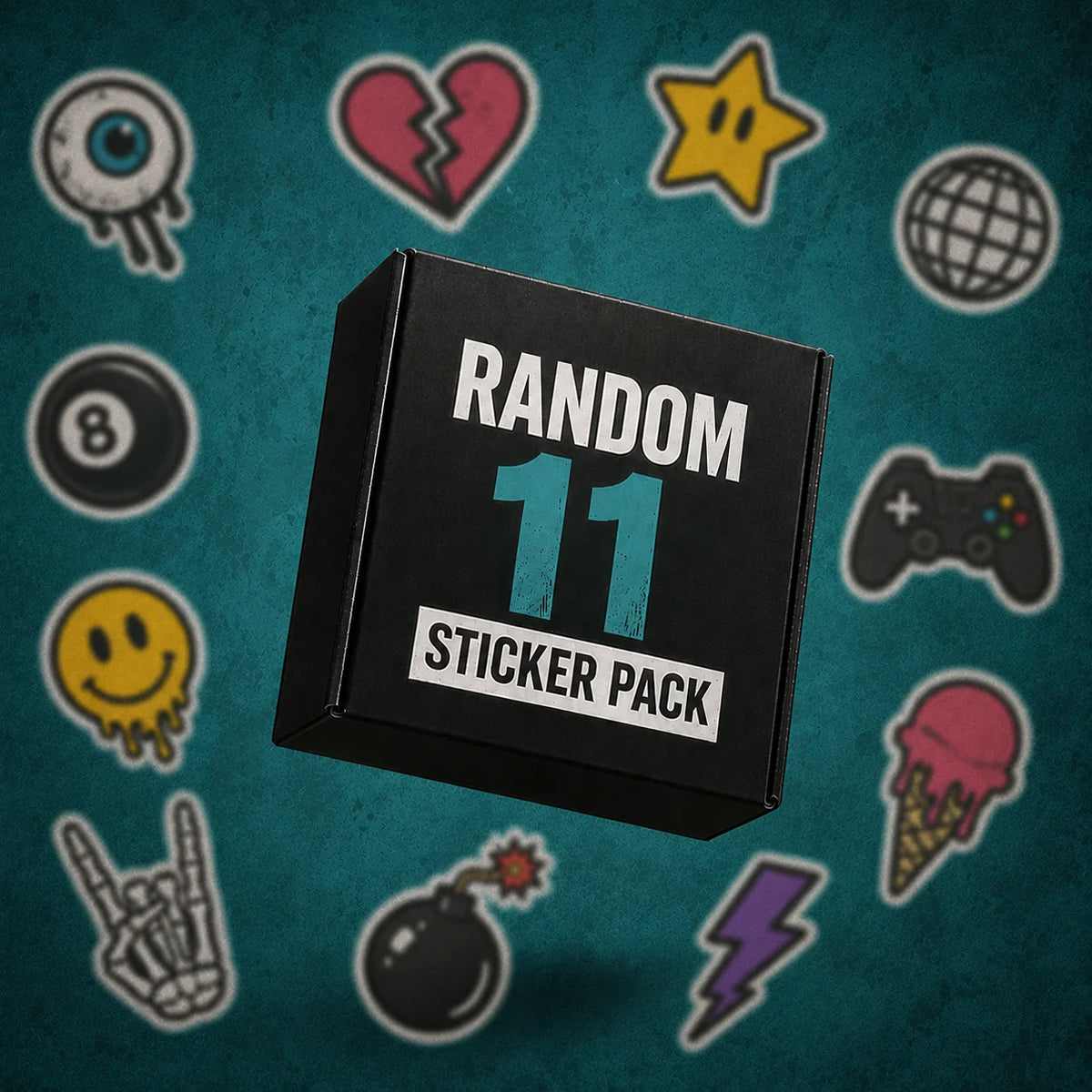 11 Random Sports Stickers Pack