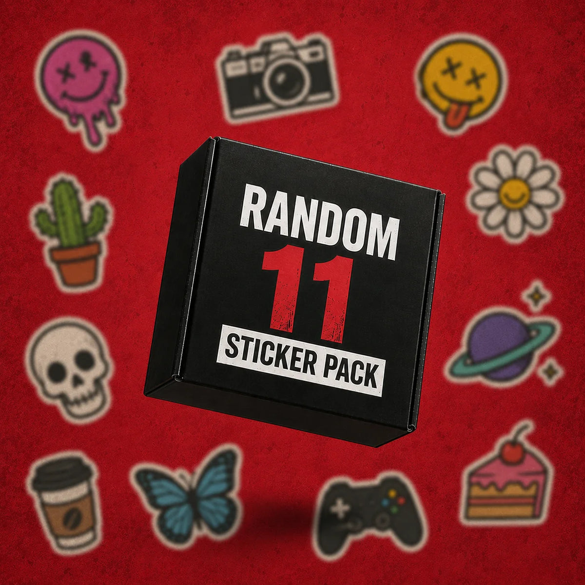 11 Random Travel Stickers Pack